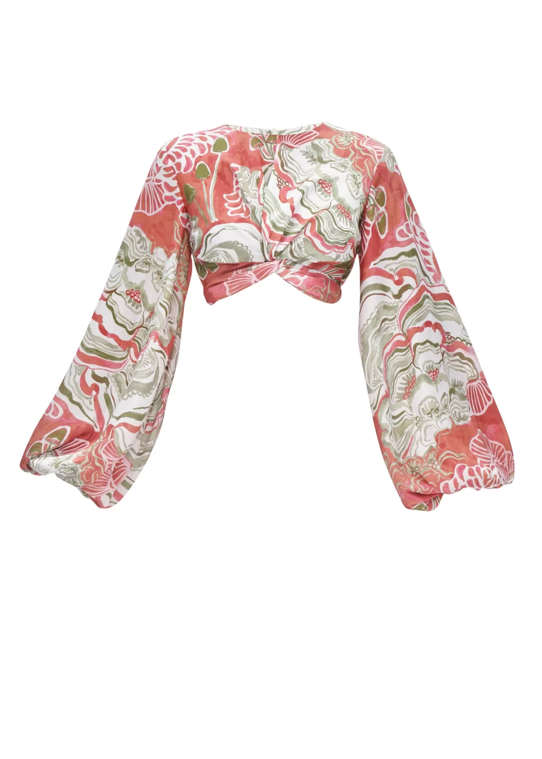 Flash Sale Behati Abstract Mushroom Cropped Top Women Tops