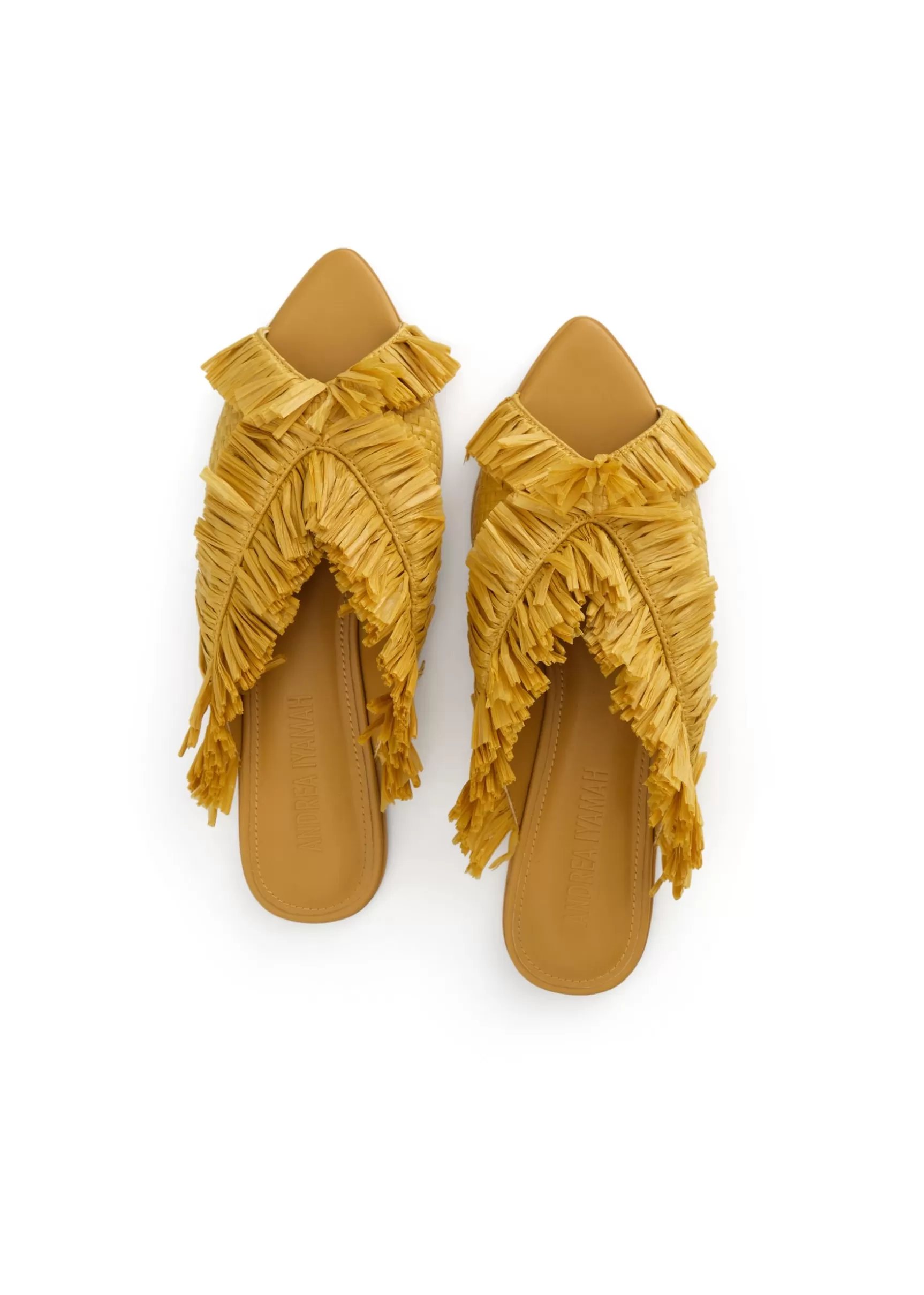 Hot Pola Slippers-Mustard Women Shoes